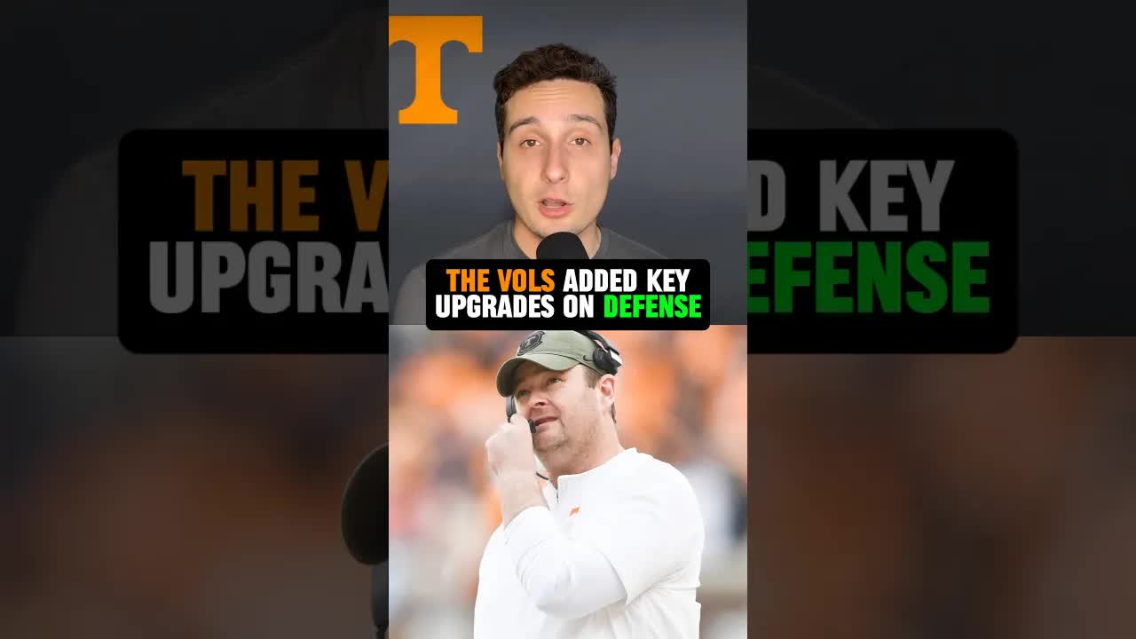 The #Vols used the transfer portal to improve their defense 💪 #Tennessee #football #edit #shorts