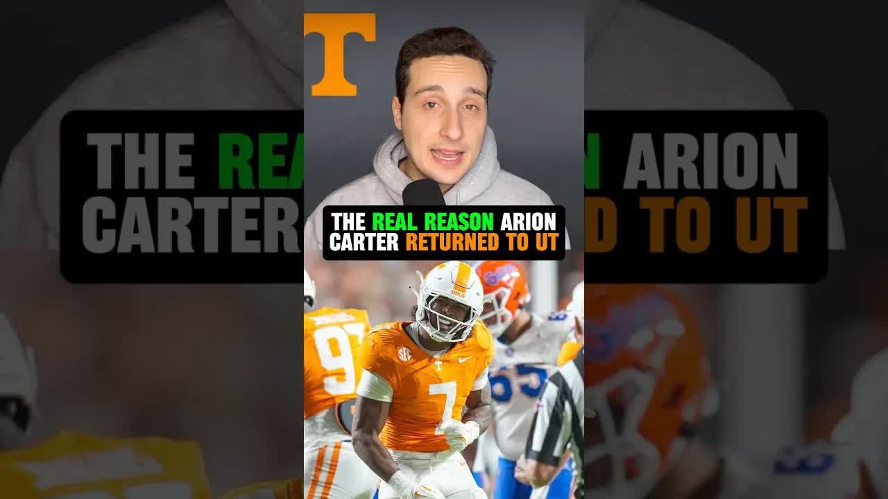 Carter is back with the #Vols and rejoins a loaded linebacker room #Tennessee #football #edit episode artwork