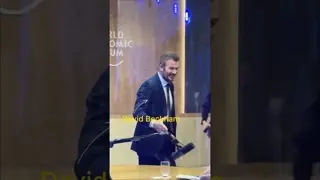 Spotted Beckham in Davos