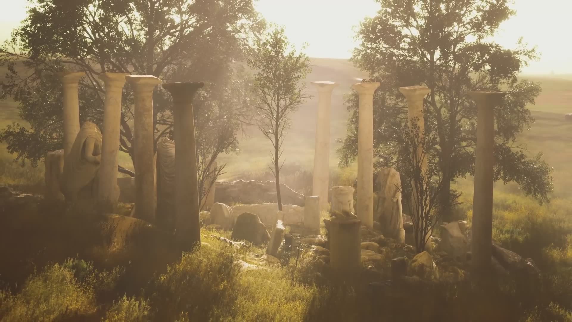 Ancient ruins with hidden and unusual secrets