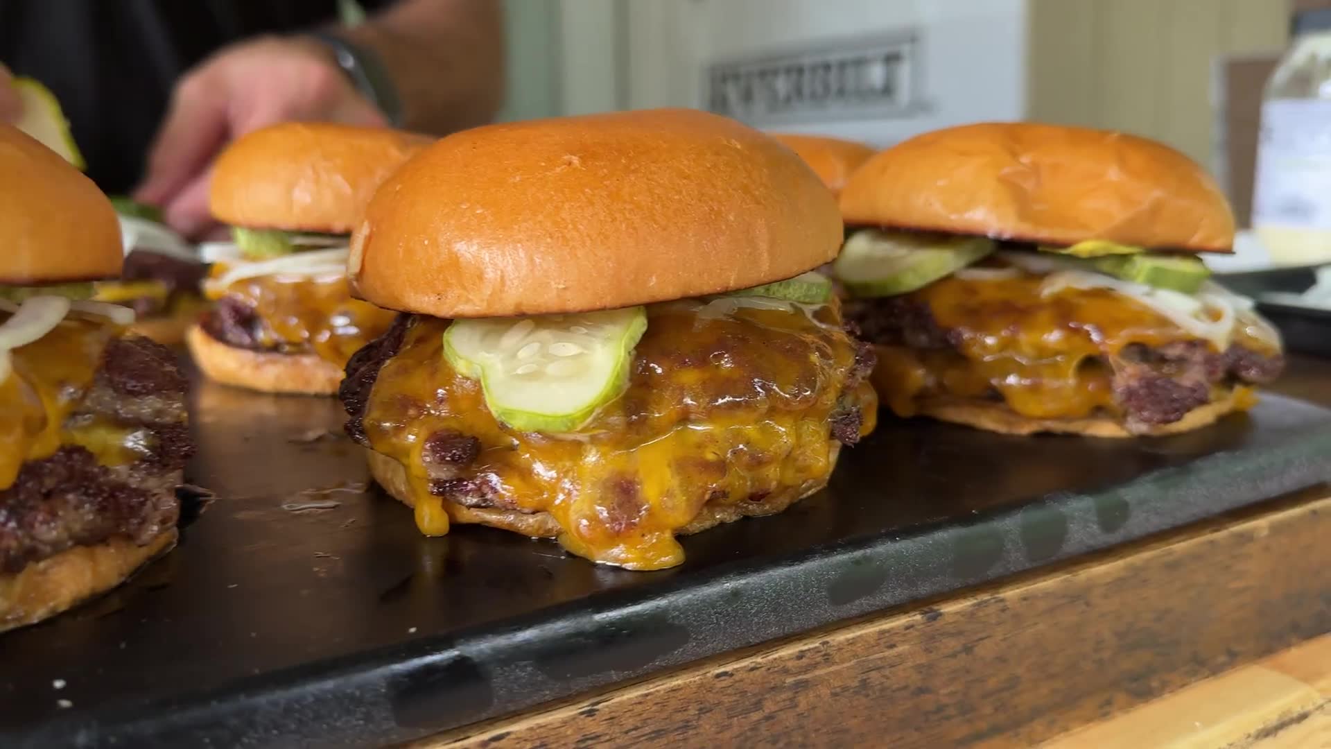 Best smash burger with perfect crust