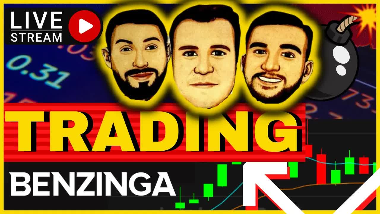 LIVE Trading with Benzinga | Daytrading & Options Trading Stocks July 11th