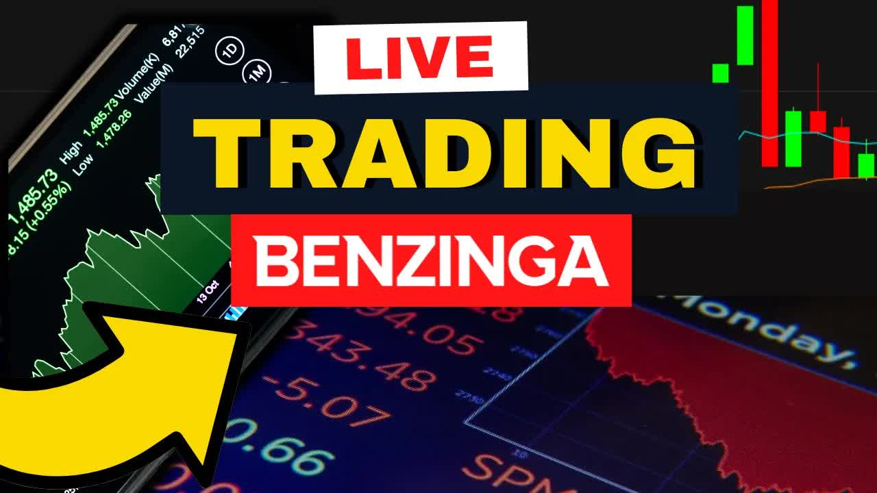 LIVE Trading with Benzinga | Daytrading & Options Trading Stocks BBIG DWAC