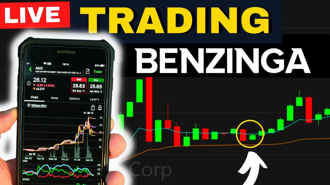LIVE Trading with Benzinga | Daytrading & Options Trading Stocks