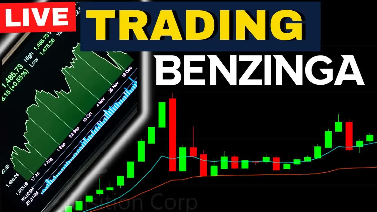 LIVE Trading with Benzinga | Daytrading & Options Trading Stocks