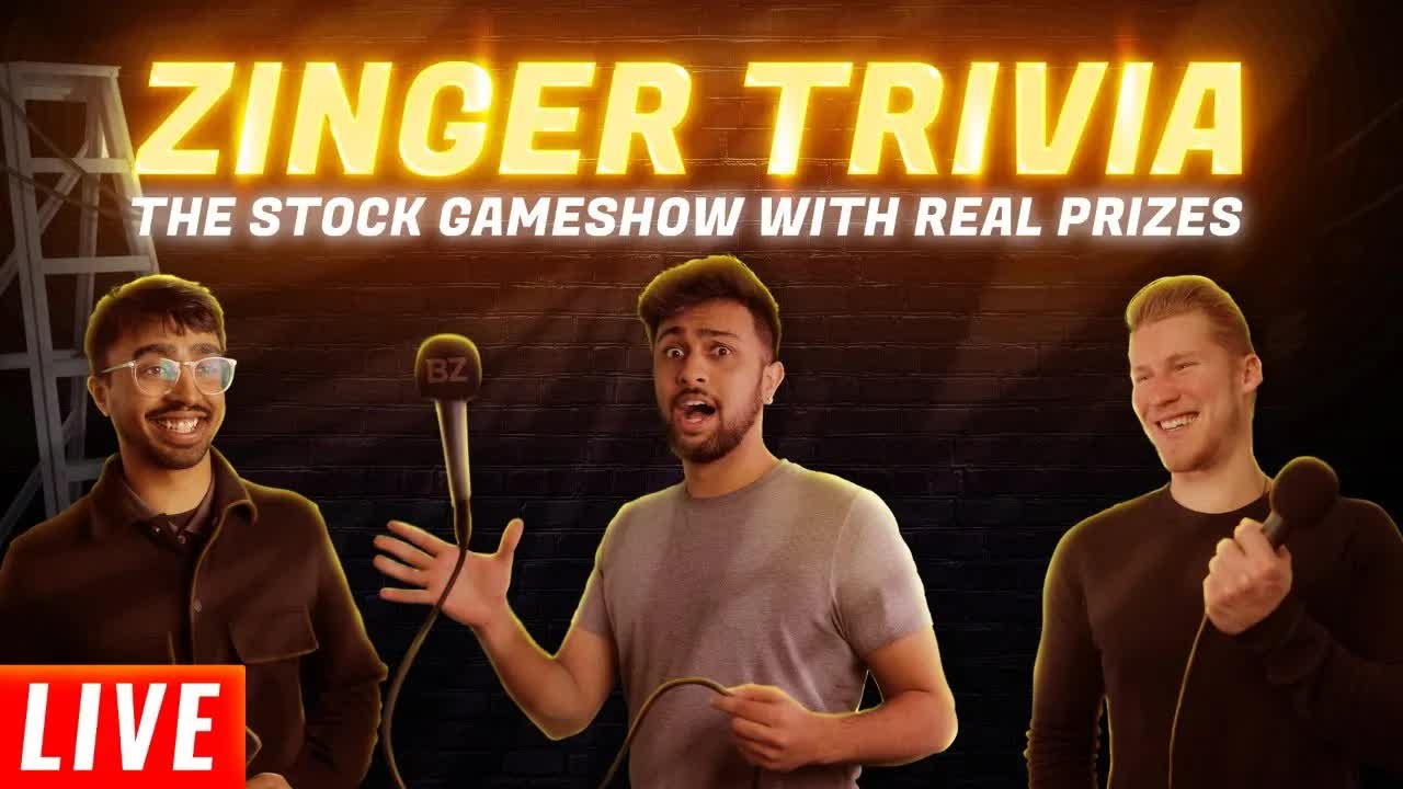 Zinger Stock Trivia | Benzinga Stock Market Live