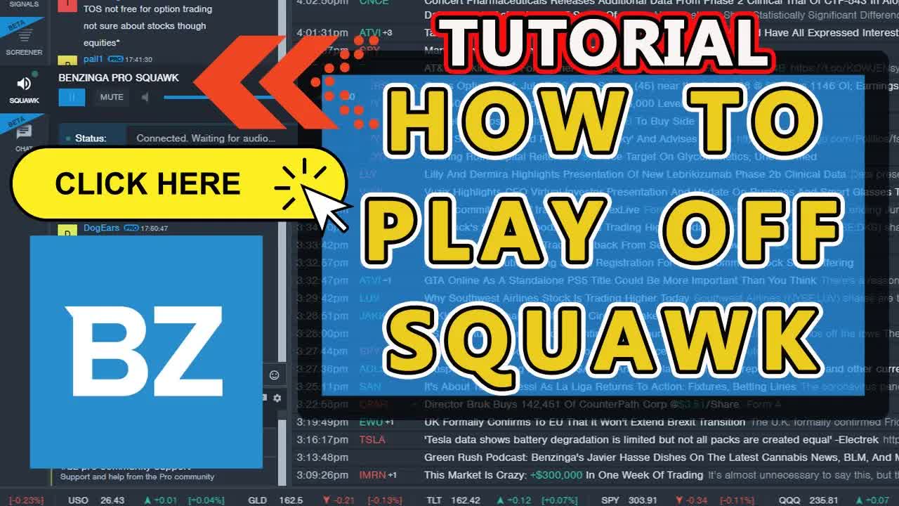 Benzinga Pro | How To Play Off The Squawk