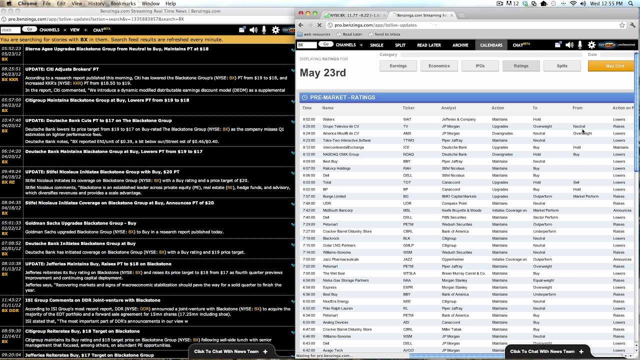 Trade the Ratings May 23rd 2012