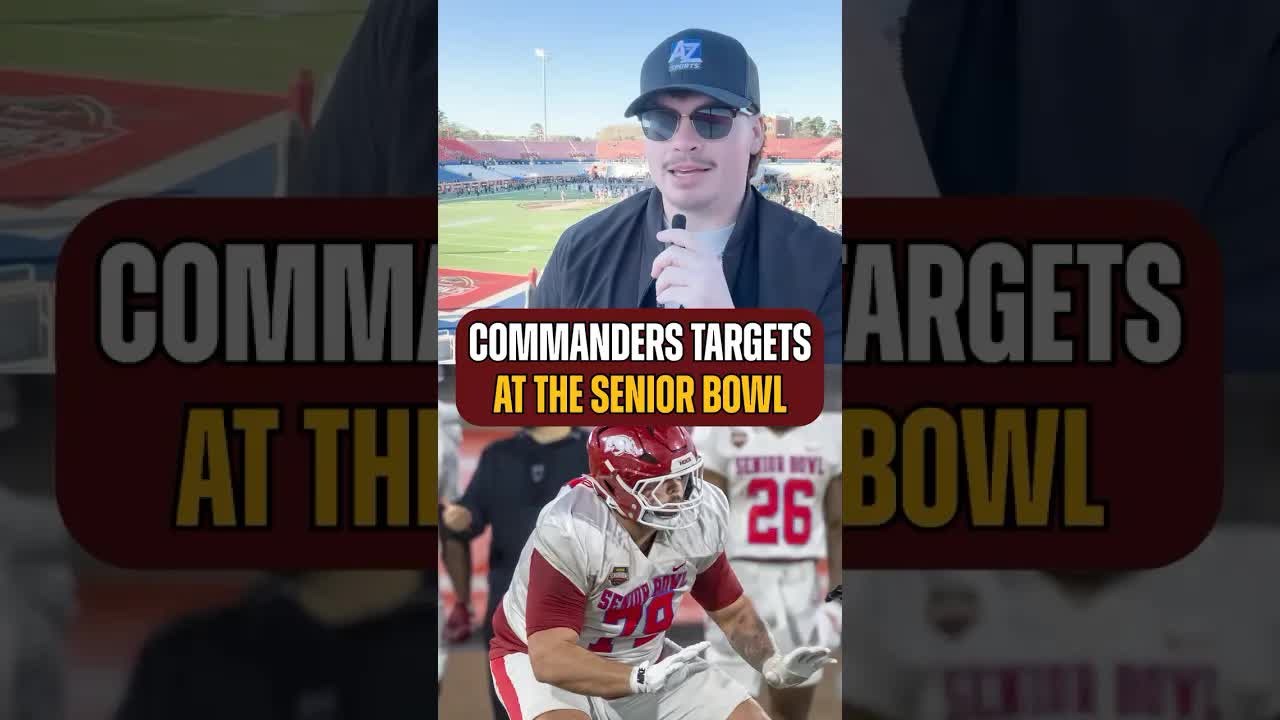 The #Commanders should keep a close eye on these guys. #seniorbowl #nfldraft #atozsports #nfl episode artwork