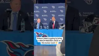 Ready to run through a wall with Robert Saleh already 🔥 #shorts #titans #titanup #nashville