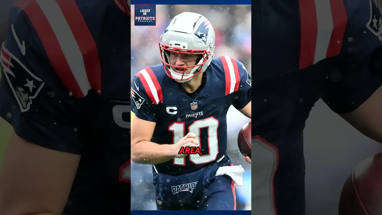 The Patriots FINALLY used Drake Maye’s legs in the red zone ⚡️ #drakemaye #patriots #nfl