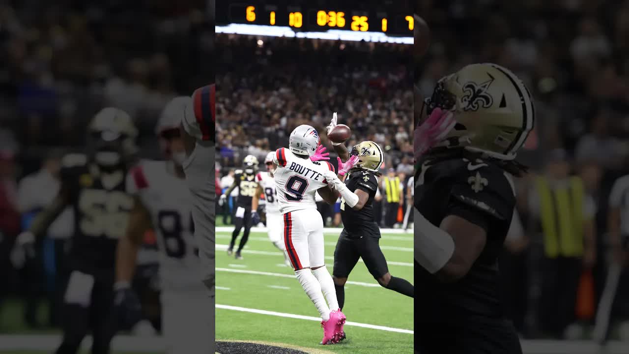 KAYSHON BOUTTE DOMINATED 😤 Huge Performance vs the SAINTS 🚨 #kayshonboutte #patriots #nfl