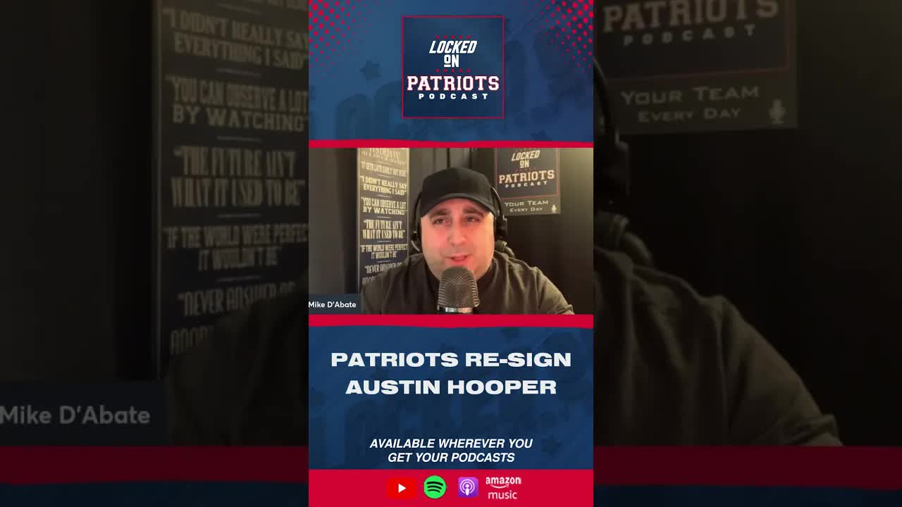 New England Patriots RE-SIGN Tight End Austin Hooper: Continuity for Drake Maye?