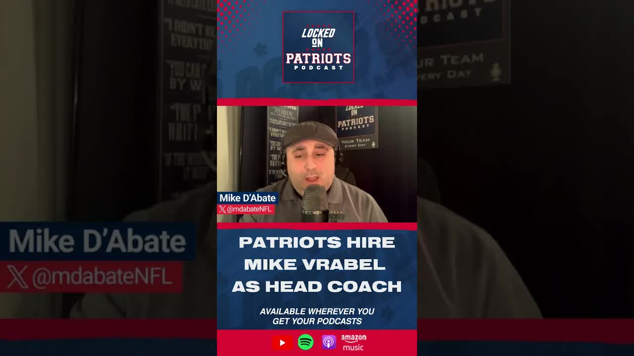 New England Patriots Hire Mike Vrabel as 16th Head Coach in Franchise History