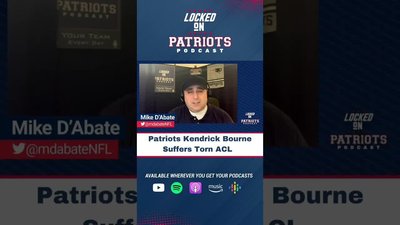 Kendrick Bourne Suffers Torn ACL in New England Patriots 31-17 Loss to Miami Dolphins