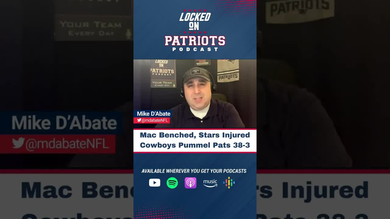 Mac Jones Benched; Matthew Judon, Christian Gonzalez Injured in New England Patriots Loss to Cowboys