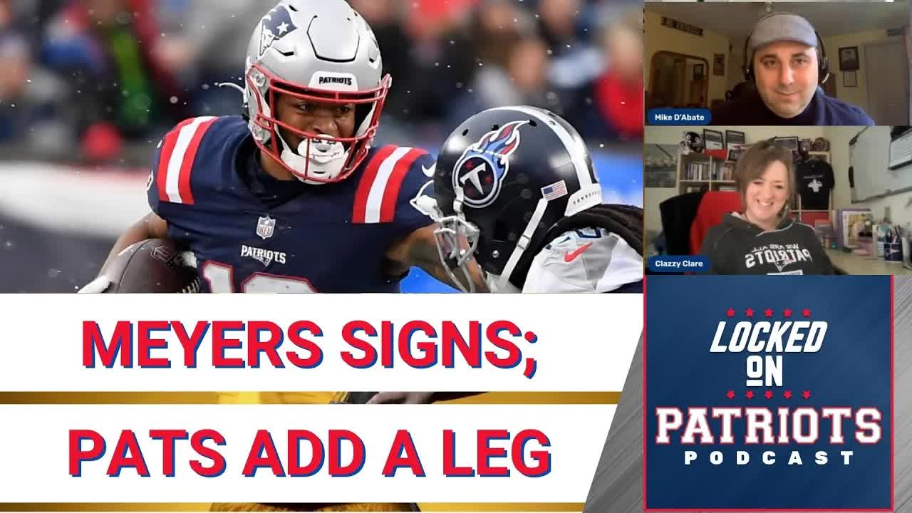 Carousel of Kickers, Meyers Signs and New England Patriots Potential Training Camp Topics