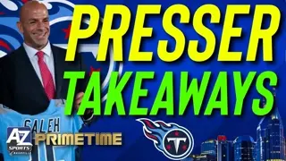 Robert Saleh describes his vision for the Titans Franchise