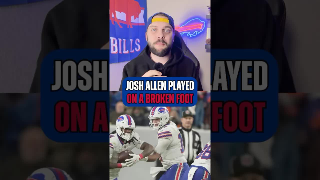#Bills QB Josh Allen is an absolute WARRIOR. #atozsports #buffalobills #joshallen #quarterback #nfl
