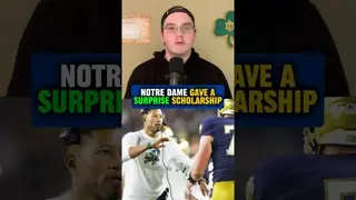 The #Irish may have their next elite late-bloomer recruit ☘️ #NotreDame #football #edit #shorts