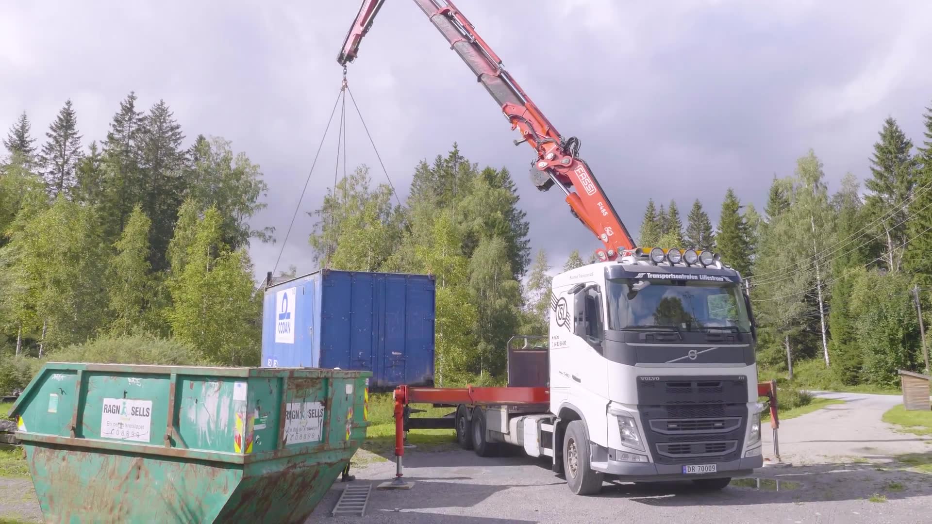 Anskaffelse av splitter ny Scania lastebil
