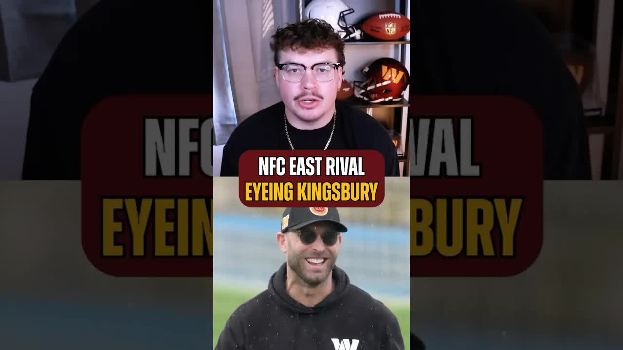 The #Commanders could face Kliff twice a year. #newyorkgiants #kliffkingsbury #johnharbaugh #nfceast episode artwork
