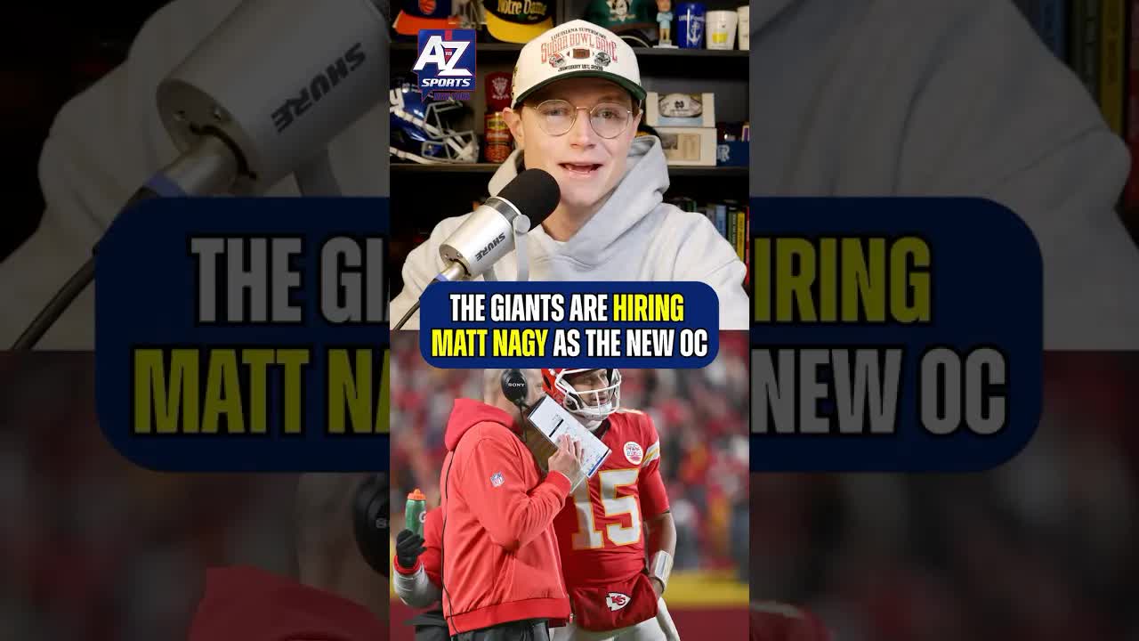 Do you support this #Giants hire? #mattnagy #newyorkgiants #atozsports #nfloffseason #nflcoaches episode artwork