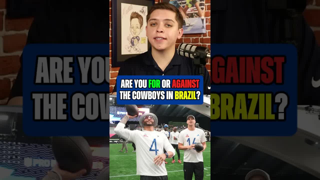 How would you feel about a #Cowboys international matchup in Brazil? #NFLNews #DC4L #nfl episode artwork