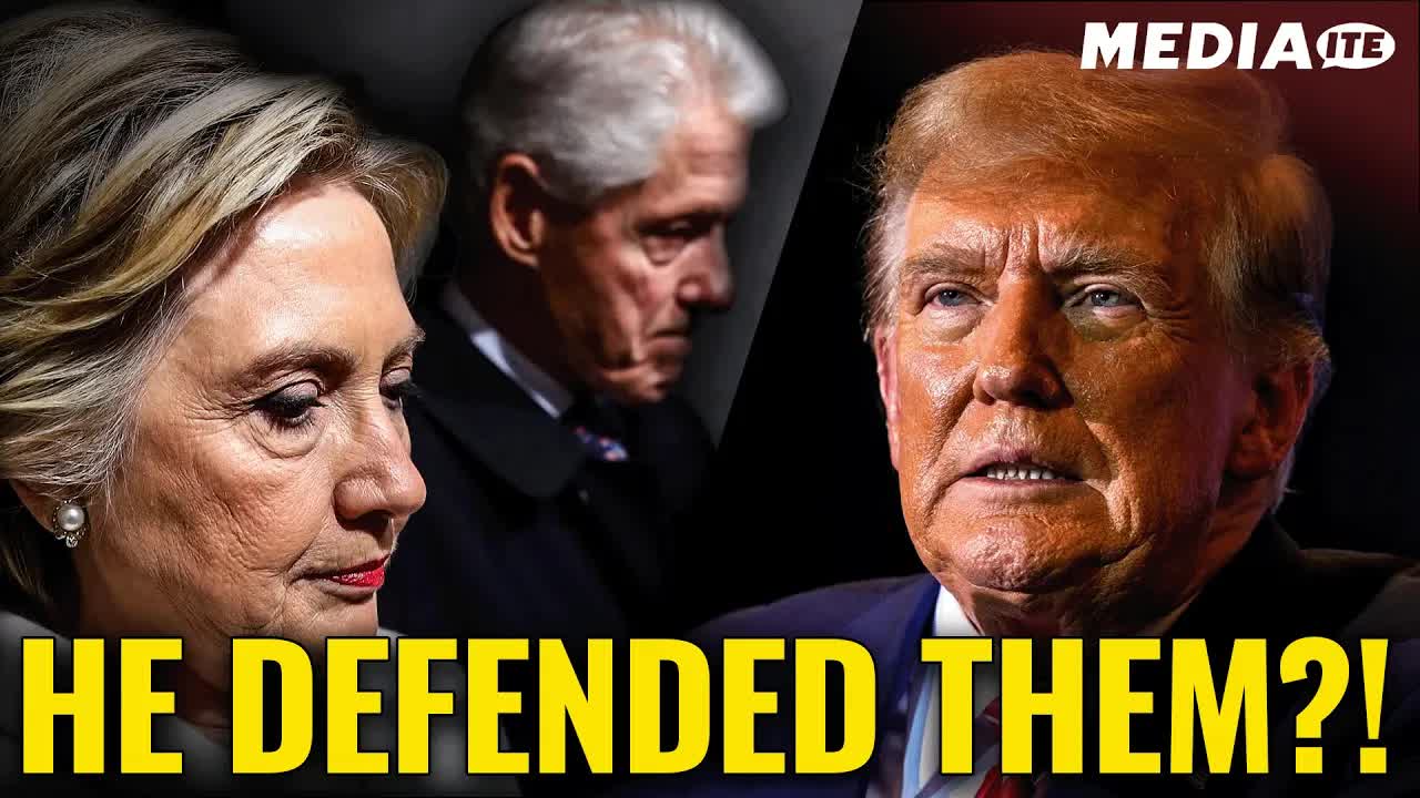 I CAN’T BELIEVE Trump DEFENDED the Clintons on Epstein…