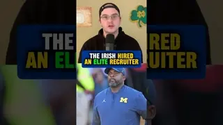 Jean-Mary gives the #Irish a recruiting advantage going forward 💪 #NotreDame #football #edit #short