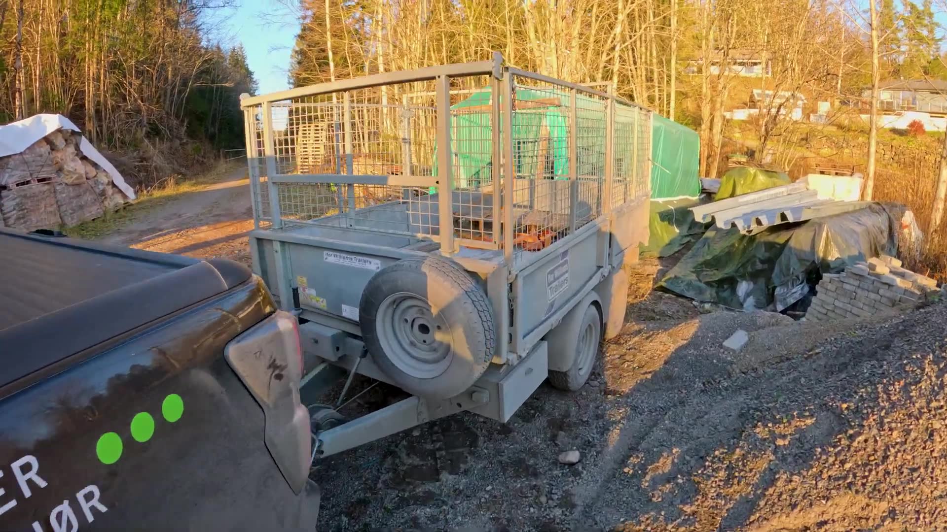 Øvelse i tilhengerkjøring og rygging