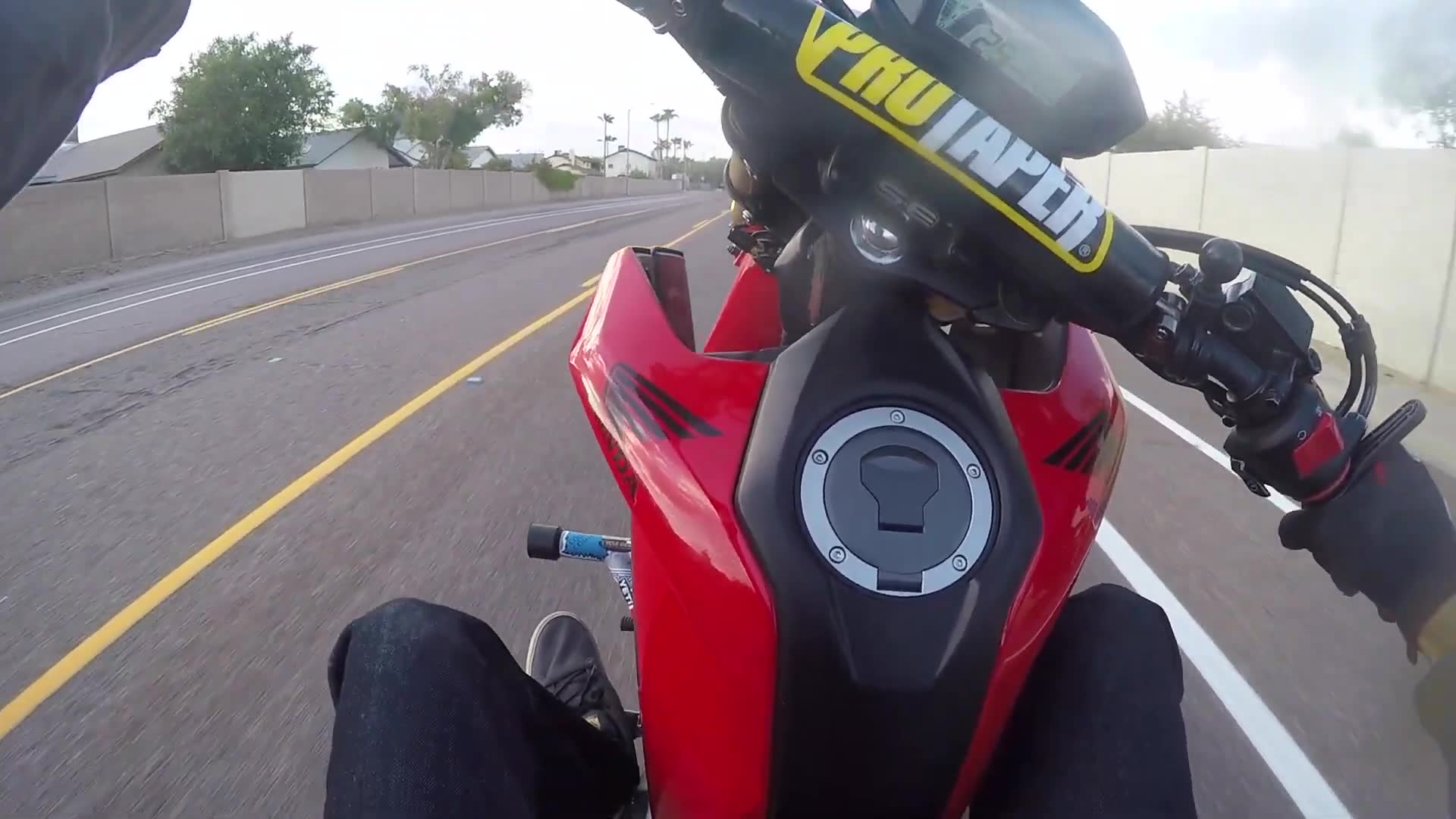 Weekly wheelie training series showing continued skill development