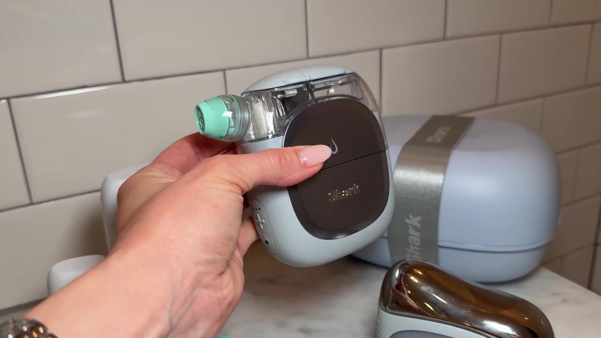 Derm reviews shark facialpro glow is at-home hydro-powered facial safe