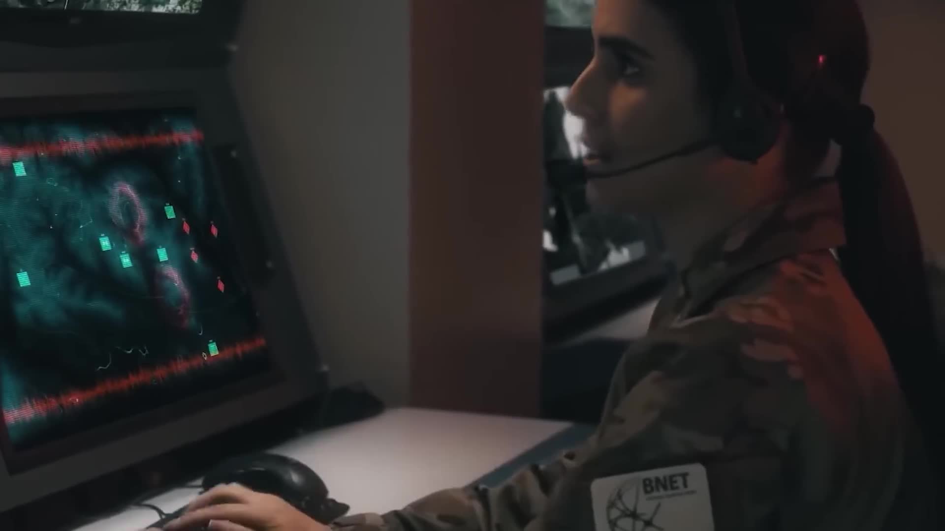 American air defense systems protect Ukrainian airspace