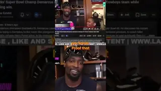 Lawrence Dodges Cowboys Question, Celebrates Seahawks Victory! #shorts