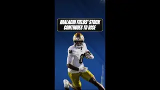 Malachi Fields is RISING up big boards ahead of the NFL draft!