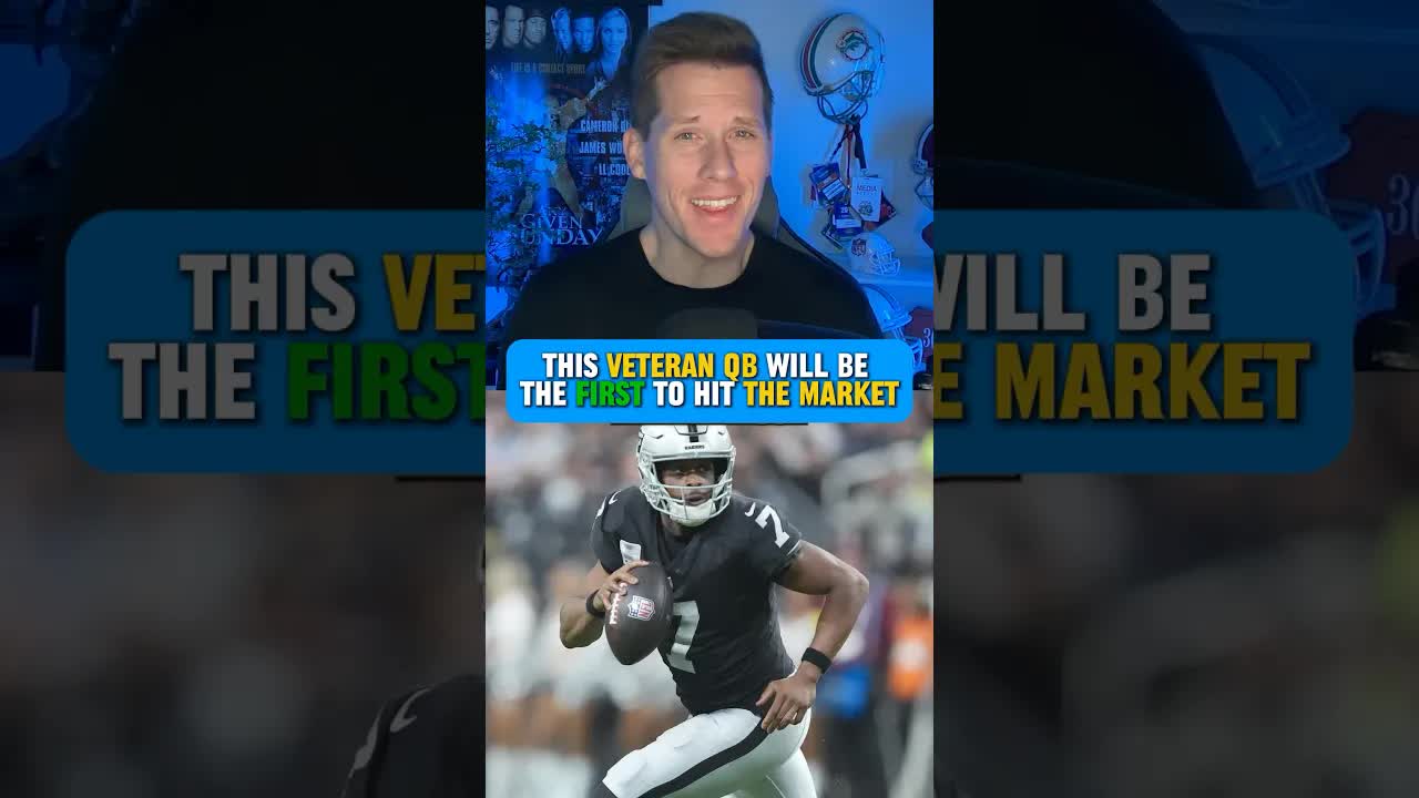 This veteran QB will most likely be first on the market and looking for a new home in 2026 #raiders