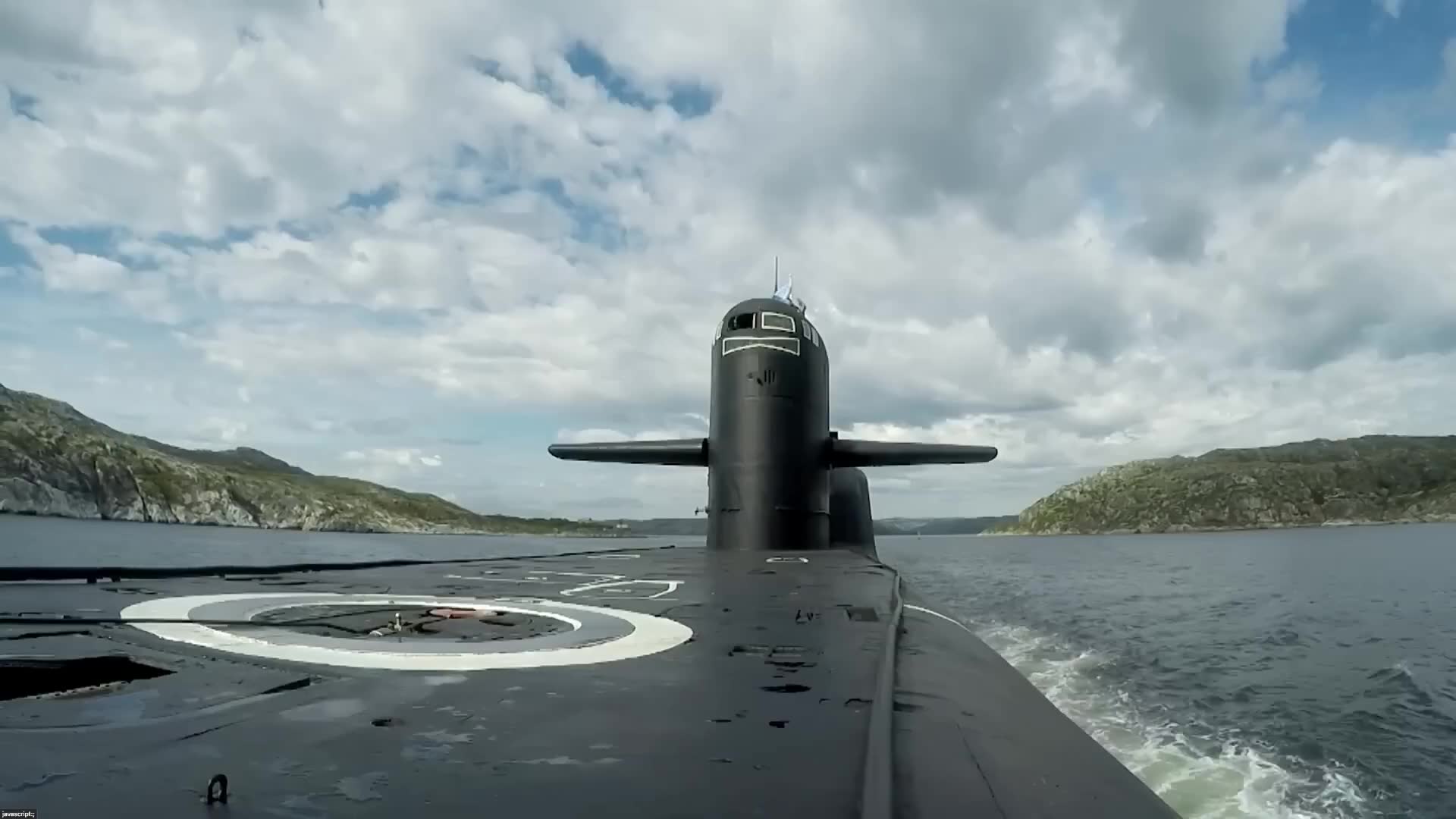 Russian boat attempts to shadow carrier