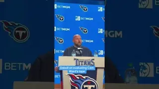 “I think he can do a lot of things…he’s gonna have to put the work in”. #tennesseetitans #camward