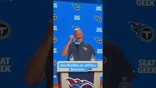 #Titans DC Gus Bradley is ready to go to war with Big Jeff. #jefferysimmons #nfloffseason #shorts