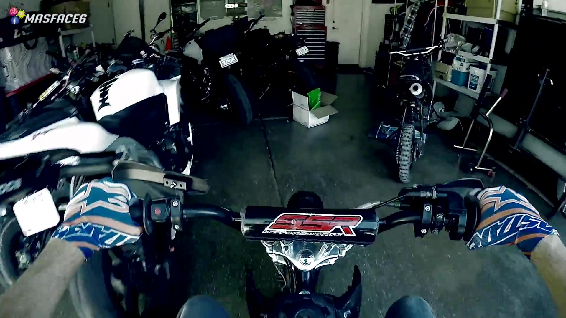 Bringing home newly purchased motorcycle to add to bike collection