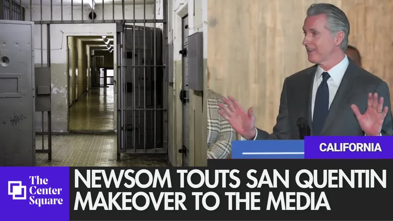 Gov. Gavin Newsom Touts San Quentin Makeover To The Press