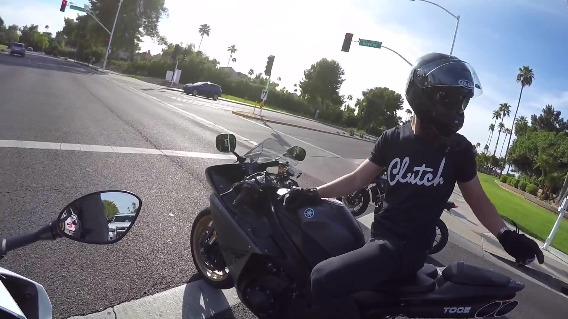 Police stop after catching group doing wheelies has surprising ending