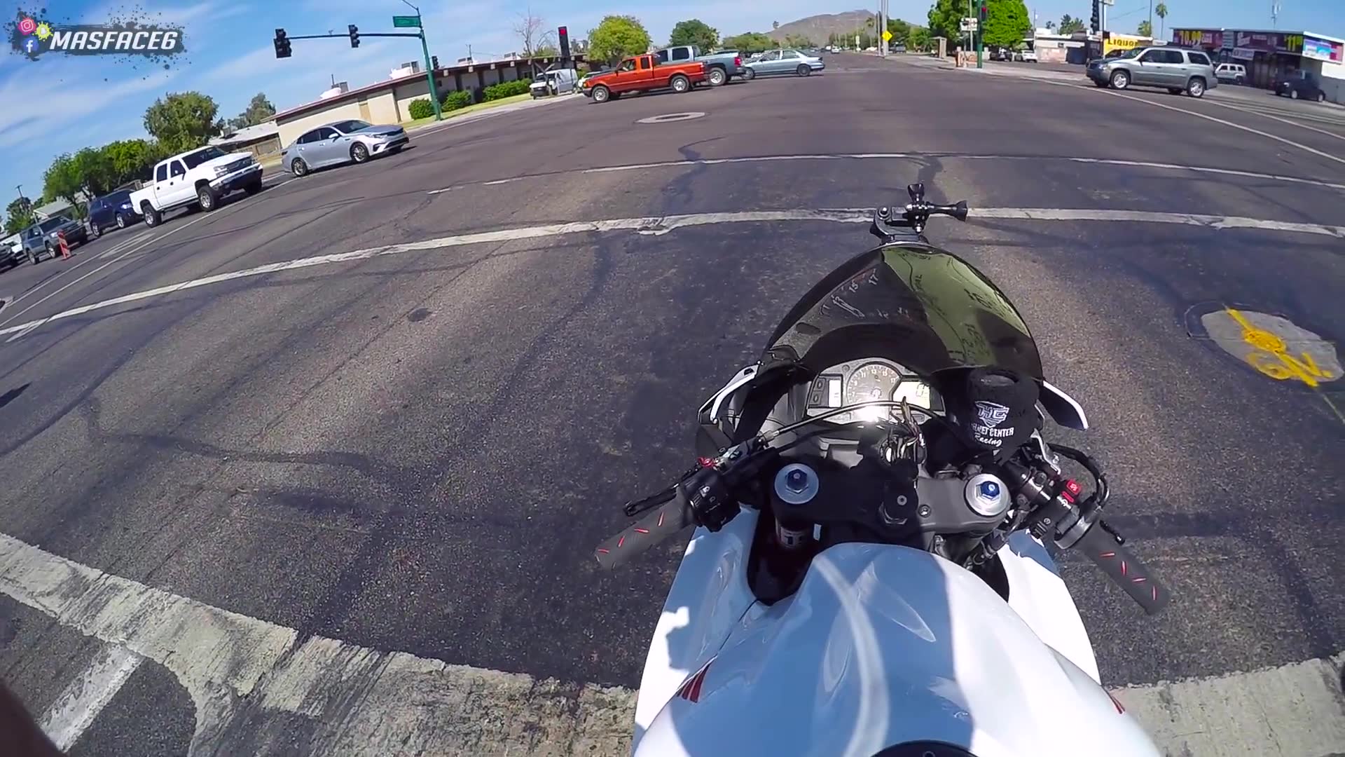 Attempting house painting job while documenting on motorcycles