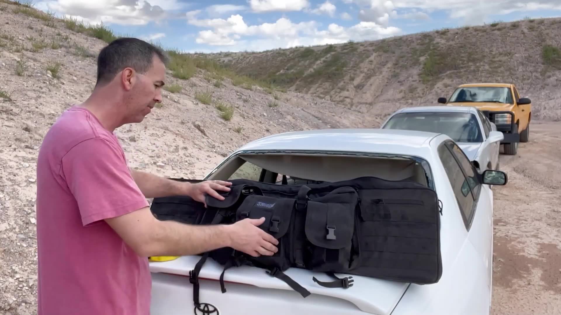 Long gun storage designed specifically for emergency evacuations