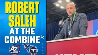 Titans HC Robert Saleh talks Cam Ward, Rueben Bain, and NFL Free Agency: NFL Combine Day 1