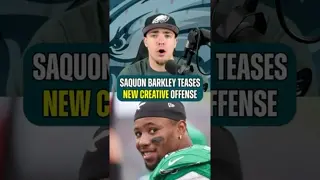 Saquon Barkley LOVES What He Sees From Sean Mannion’s New Look #Eagles Offense 👀#philadelphiaeagles
