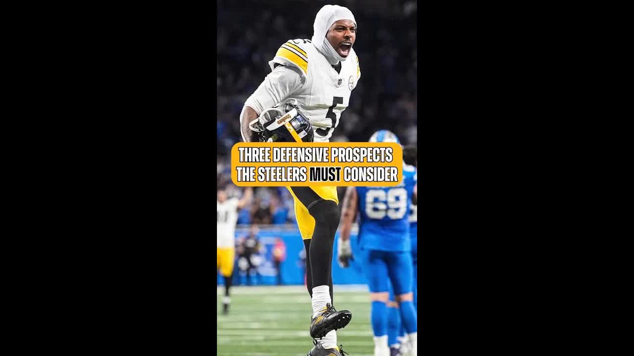 The Steelers need defensive reinforcements now...