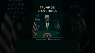 Trump on Iran strikes