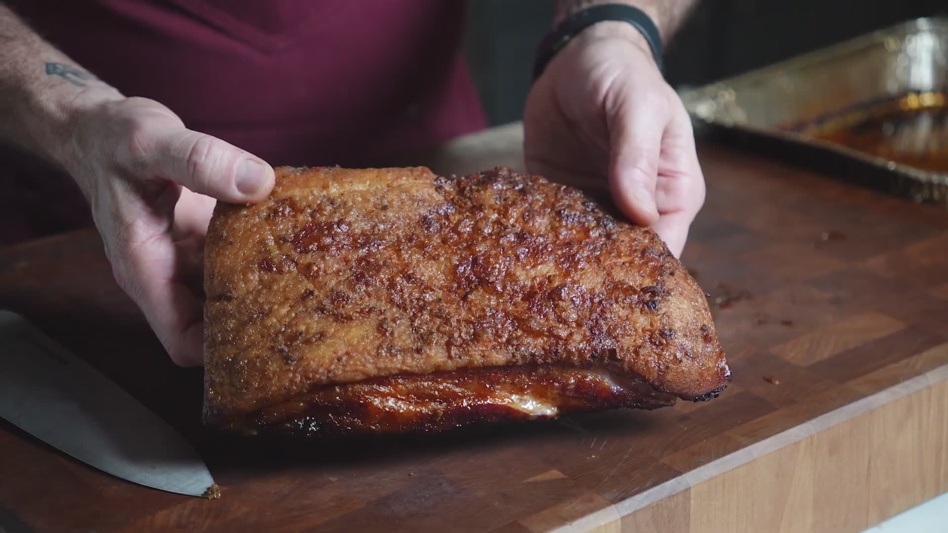 Achieving crispy pork belly skin on a pellet smoker